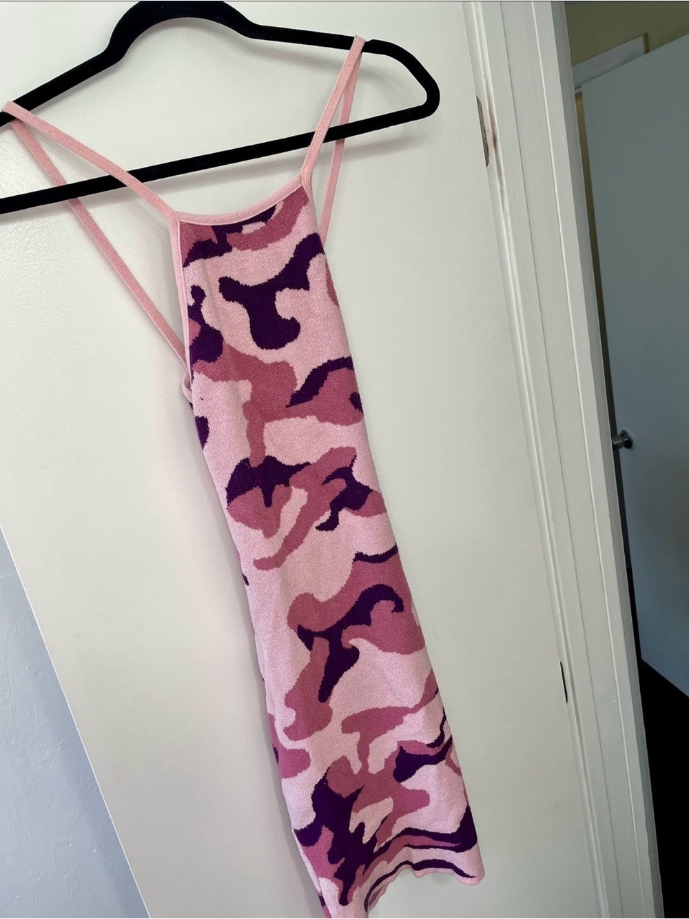 Pink Camouflage mini Dress